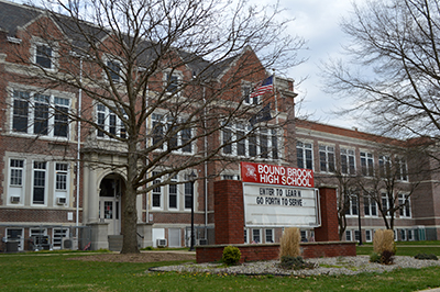 Exterior Shot of Bound Brook High School